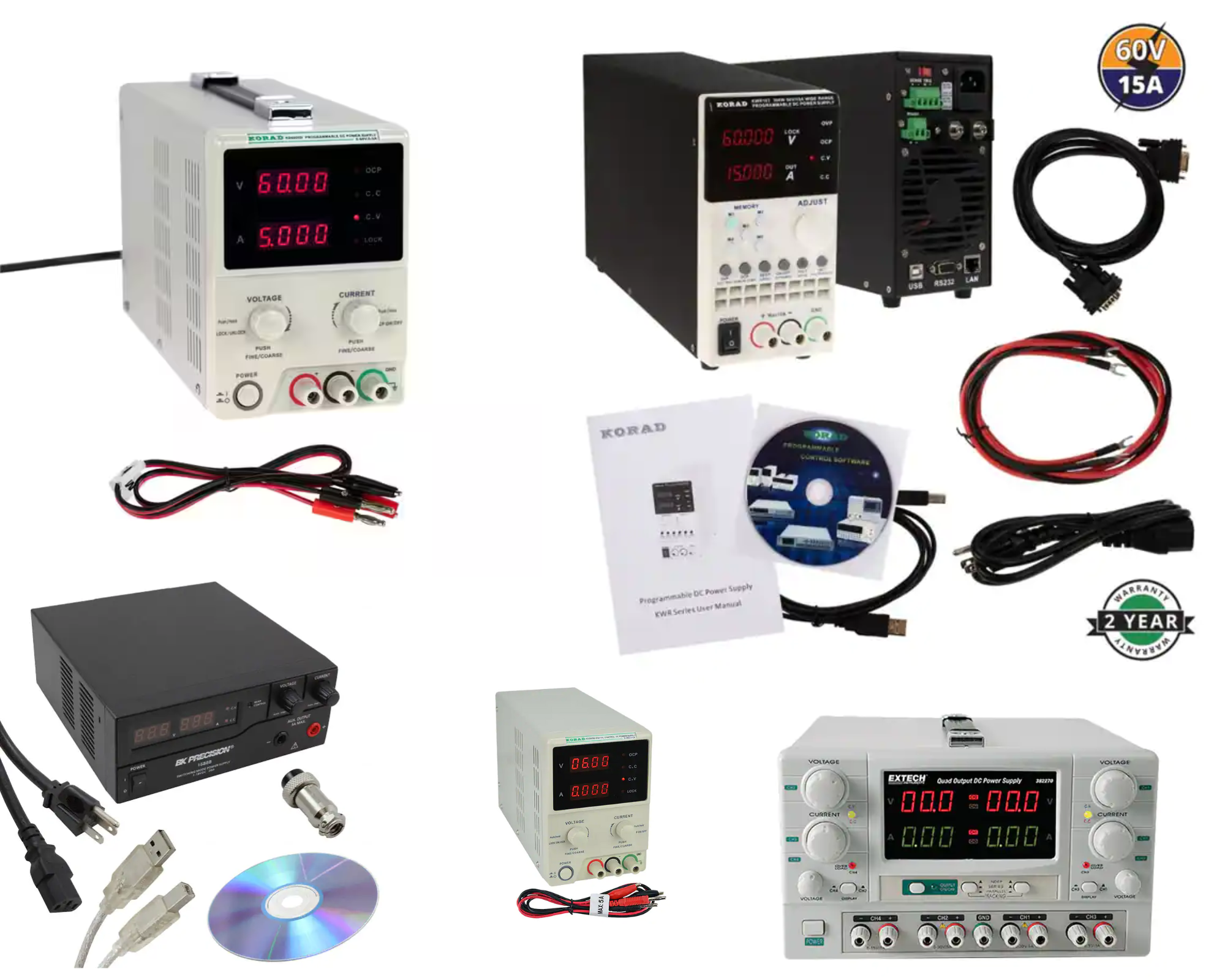 Power Supplies (Test, Bench)